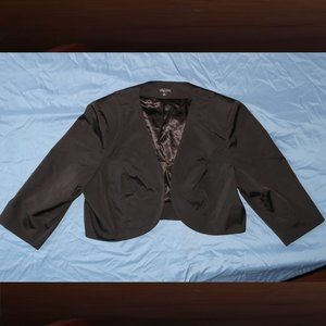 Citi Chic Black Cape Blazer Jacket - Length 19